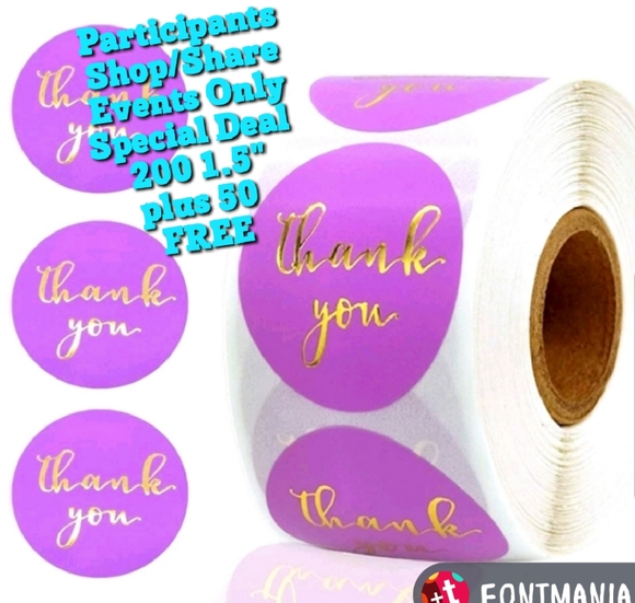 PFF'S SPECIAL OFFER 200 Black/Gold Stickers - Picture 6 of 15